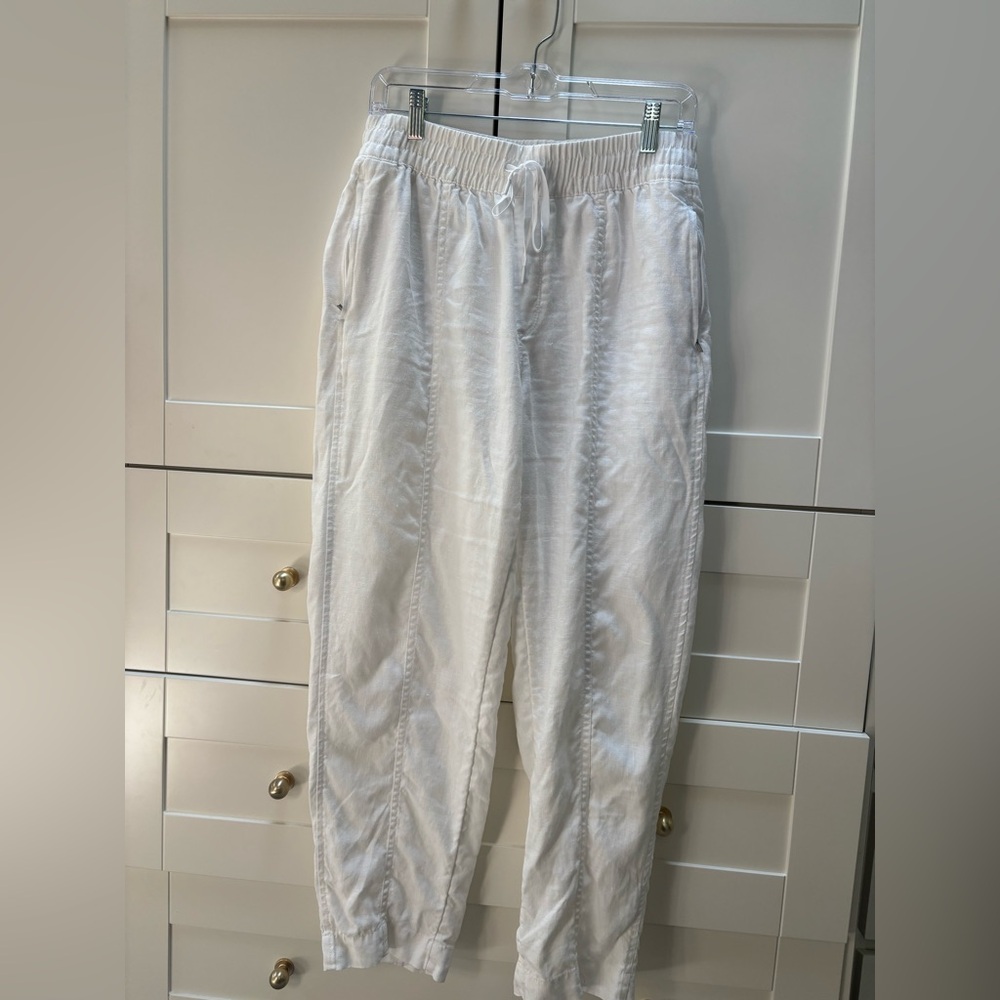 Athleta Womens 100% Linen Pants
